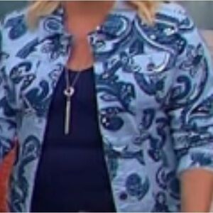 Gilman DG2 picnic handkerchief paisley jacket NWOT